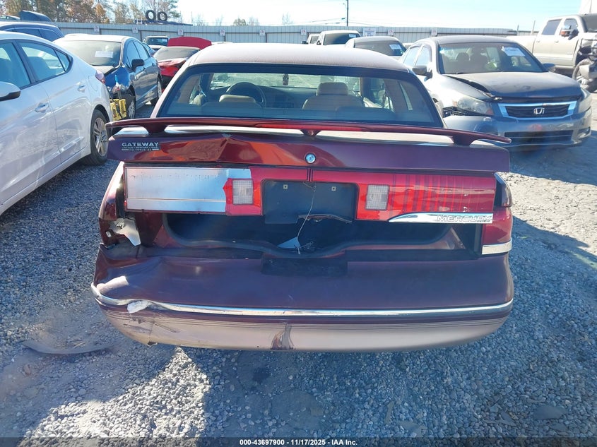 1997 Mercury Cougar Xr7 VIN: 1MELM62W4VH629192 Lot: 43697900