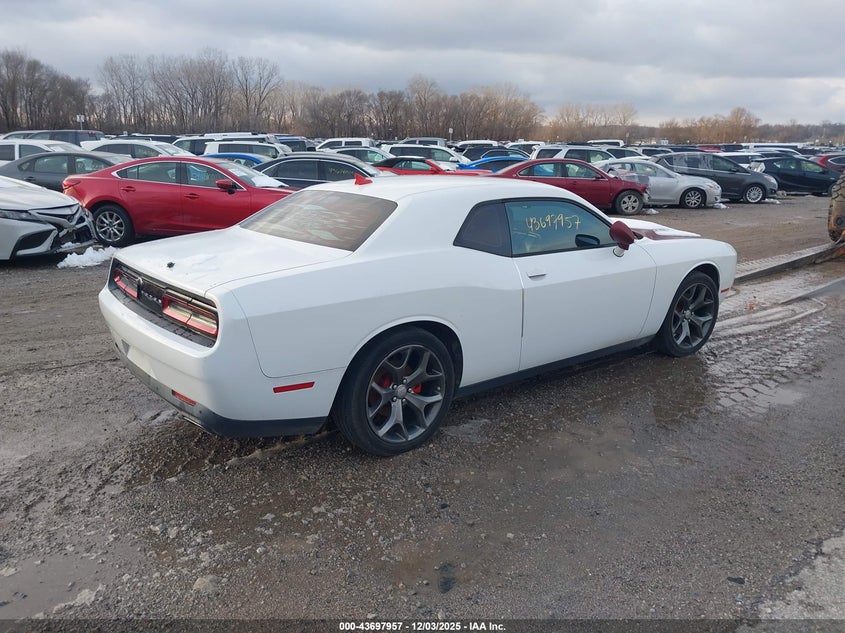 Vin: 2c3cdzag1fh733426, lot: 44193278, dodge challenger sxt 20154