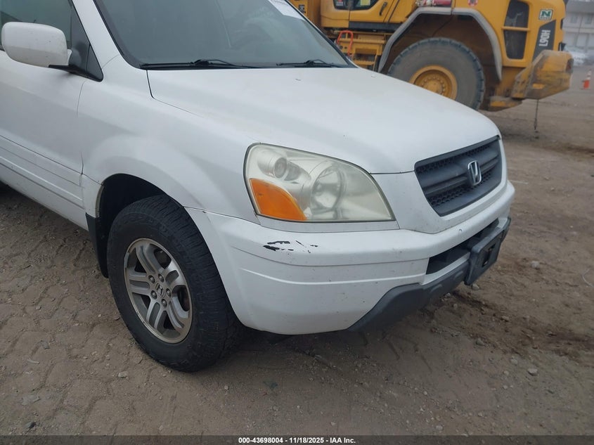 2005 Honda Pilot Ex VIN: 2HKYF18415H539803 Lot: 43698004