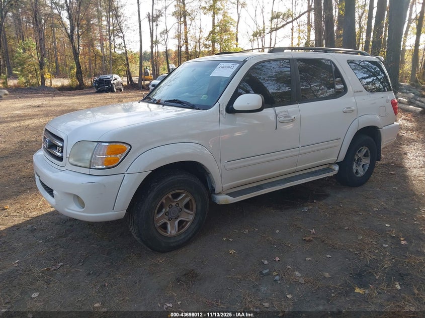5TDZT38AX2S062745 2002 TOYOTA SEQUOIA photo no. 2