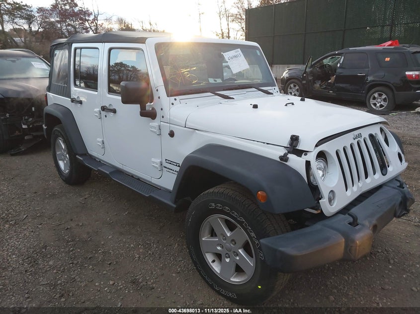2018 JEEP WRANGLER JK UNLIMITED SPORT S 4X4 - 1C4HJWDG6JL812302