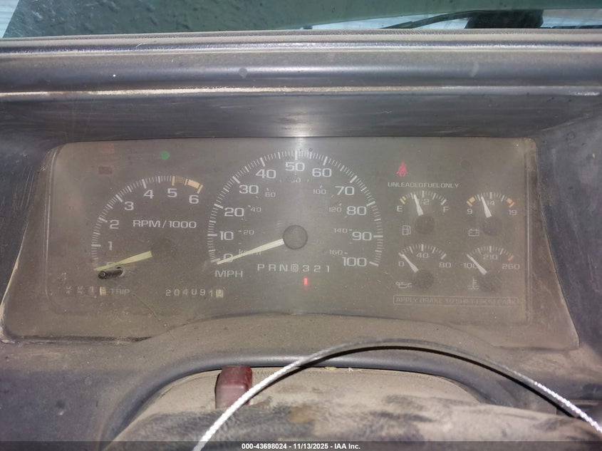 1996 Chevrolet Gmt-400 C2500 VIN: 1GCGC24R3TE210139 Lot: 43698024