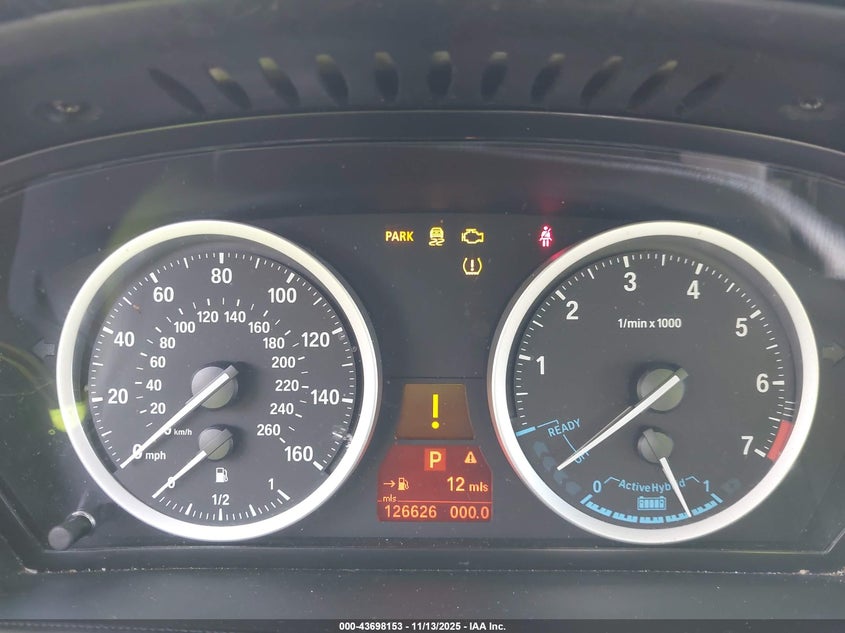 2010 BMW Activehybrid X6 VIN: 5UXFH0C5XALC66248 Lot: 43698153