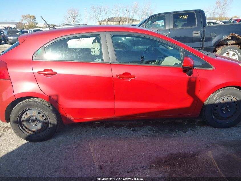 2012 Kia Rio5 Lx VIN: KNADM5A3XC6061513 Lot: 43698231