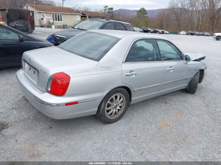 KMHFU45E34A272869 2004 HYUNDAI XG photo no. 4