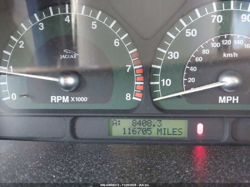 2003 Jaguar S-Type 4.2L V8 VIN: SAJEA01U83HM54413 Lot: 43698312