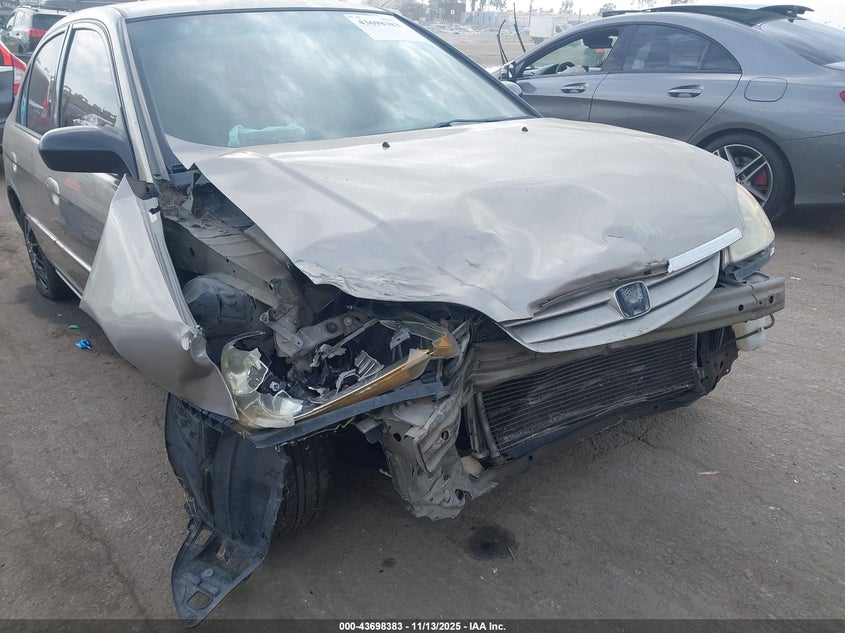 2003 Honda Civic Lx VIN: 2HGES16563H585516 Lot: 43698383