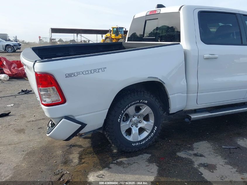 2022 Ram 1500 Big Horn 4X4 5'7 Box VIN: 1C6SRFFT1NN424145 Lot: 43698404