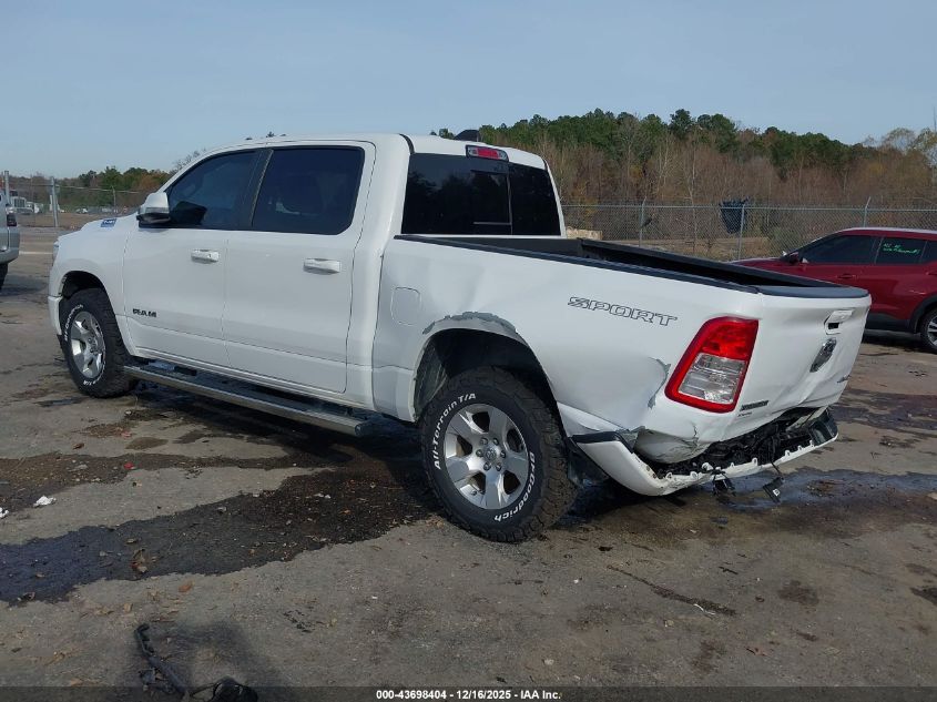 2022 Ram 1500 Big Horn 4X4 5'7 Box VIN: 1C6SRFFT1NN424145 Lot: 43698404