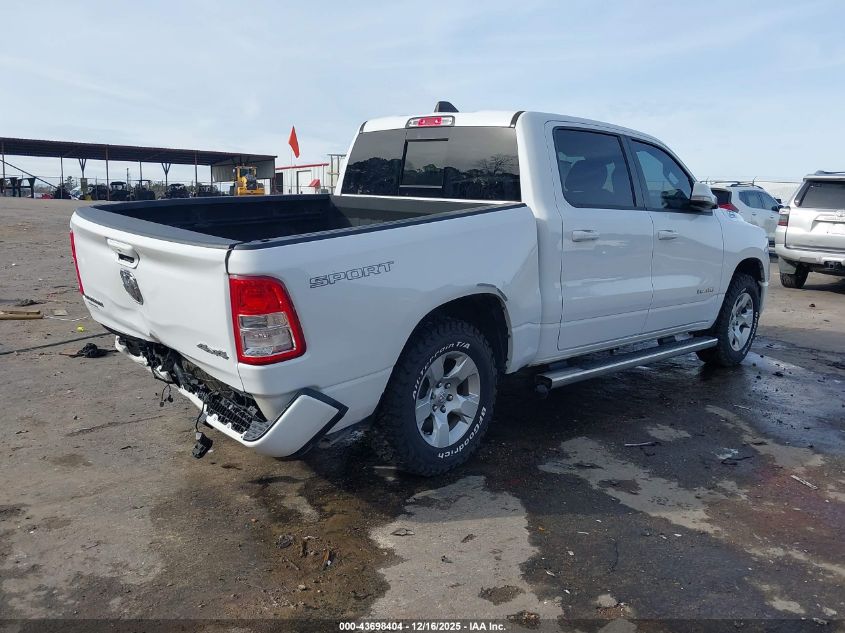 2022 Ram 1500 Big Horn 4X4 5'7 Box VIN: 1C6SRFFT1NN424145 Lot: 43698404