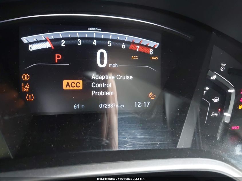 5J6RW1H58KA002176 2019 HONDA CR-V photo no. 7