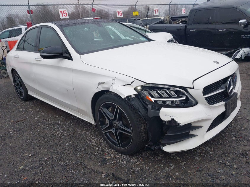 55SWF8EB4KU304713 2019 Mercedes-Benz C 300 4Matic auction photo 1