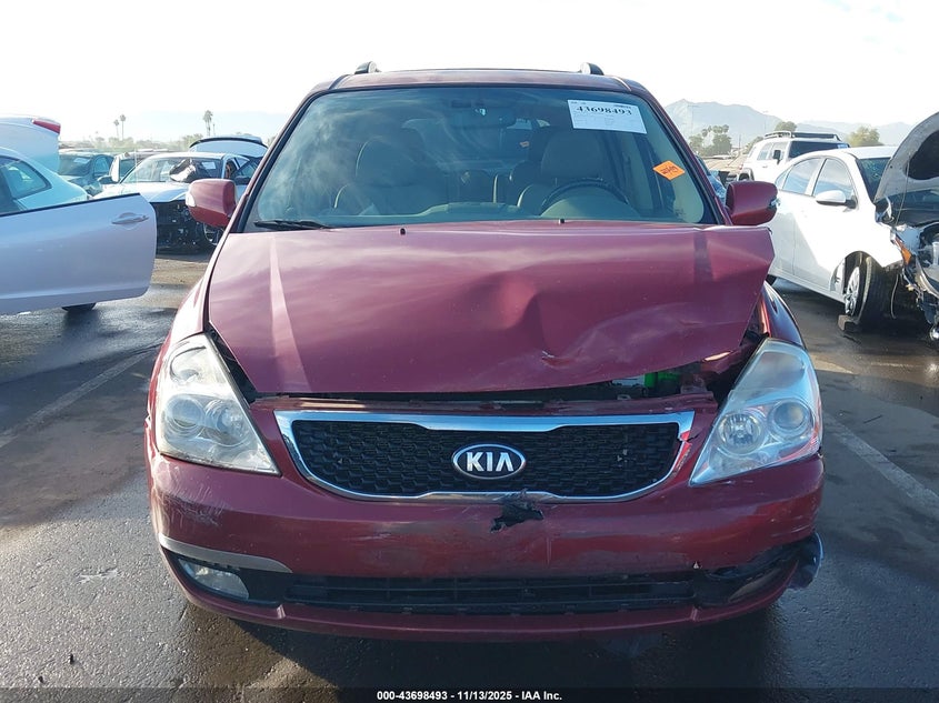 2014 Kia Sedona Ex VIN: KNDMH4C79E6545435 Lot: 43698493