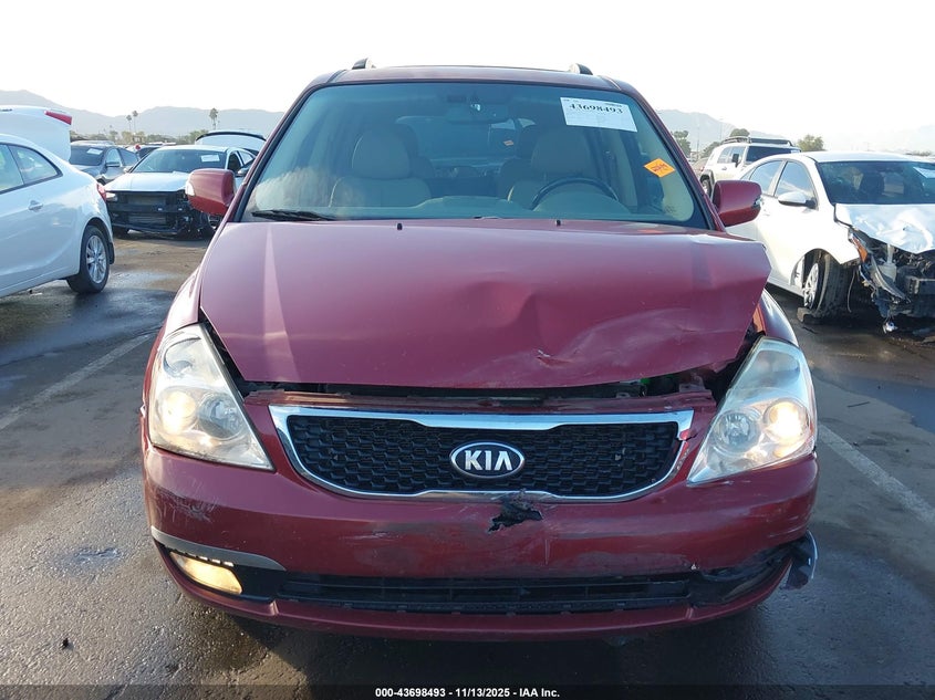 2014 Kia Sedona Ex VIN: KNDMH4C79E6545435 Lot: 43698493