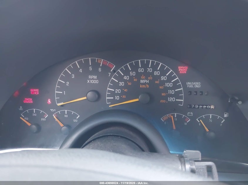 1996 Pontiac Firebird VIN: 2G2FS22K7T2200234 Lot: 43698524