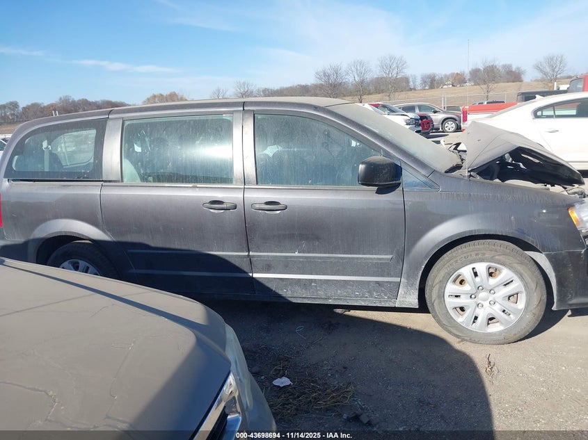 2016 Dodge Grand Caravan American Value Pkg VIN: 2C4RDGBG1GR400664 Lot: 43698694