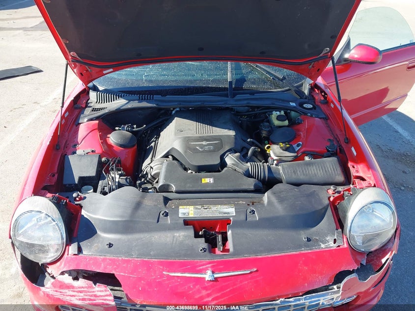 2005 Ford Thunderbird 50Th Anniversary VIN: 1FAHP60A95Y104219 Lot: 43698699