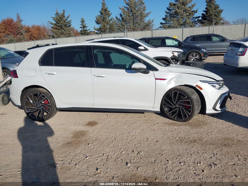 2024 Volkswagen Golf Gti 2.0T Autobahn VIN: WVWVA7CD1RW221840 Lot: 43698725