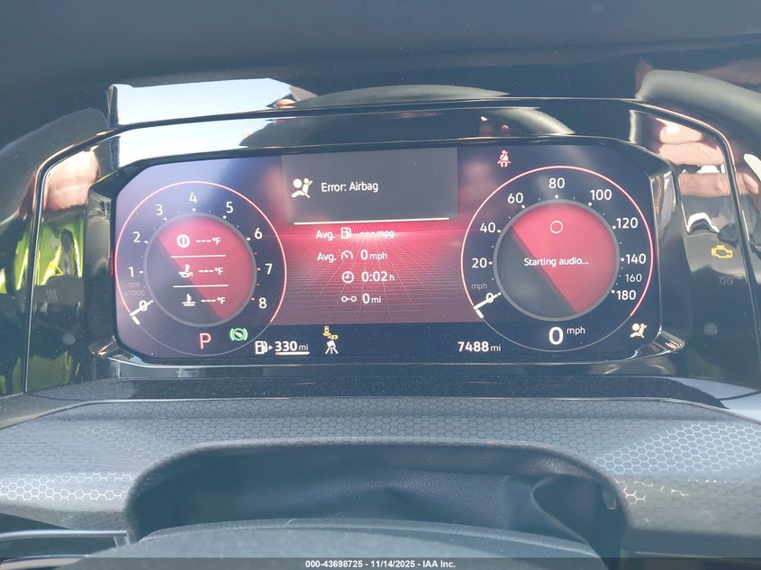 2024 Volkswagen Golf Gti 2.0T Autobahn VIN: WVWVA7CD1RW221840 Lot: 43698725