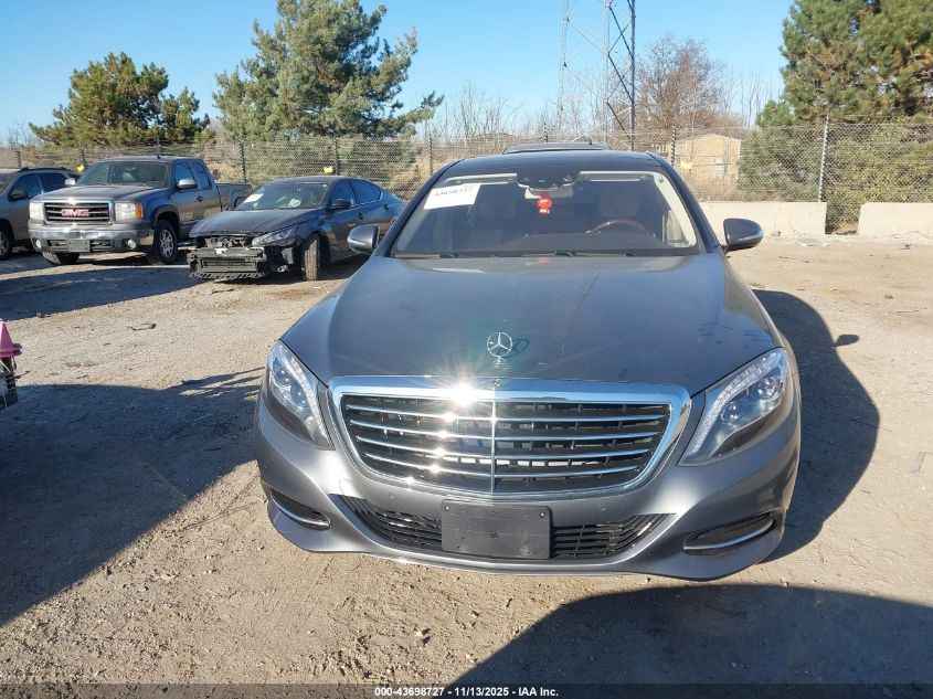 2016 Mercedes-Benz S 550 4Matic VIN: WDDUG8FB6GA237011 Lot: 43698727