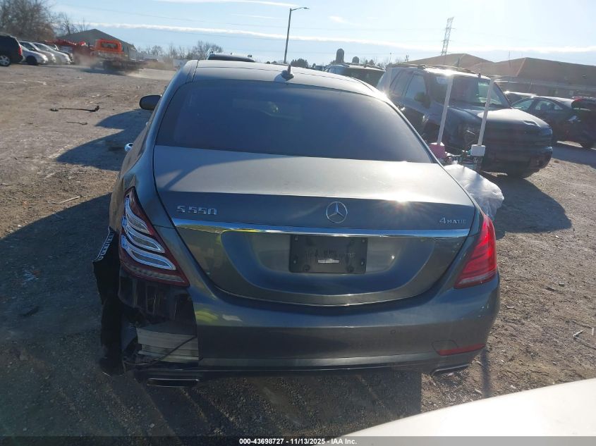 2016 Mercedes-Benz S 550 4Matic VIN: WDDUG8FB6GA237011 Lot: 43698727