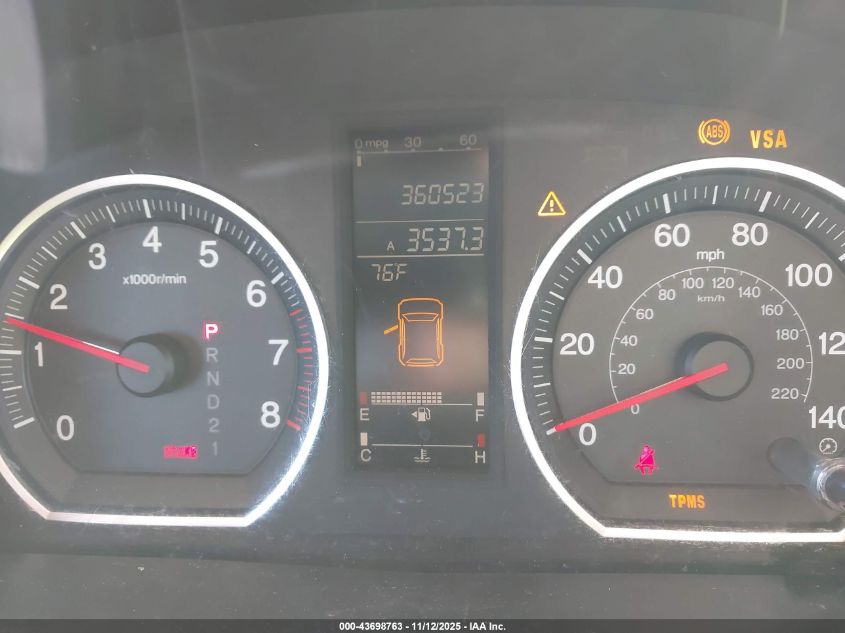 2007 Honda Cr-V Ex-L VIN: JHLRE38757C033194 Lot: 43698763