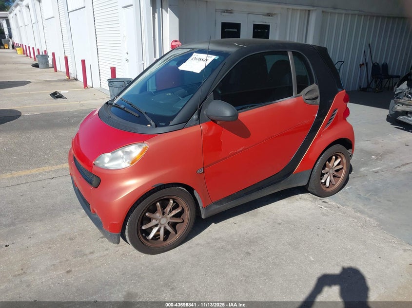 WMEEJ31X68K159381 2008 SMART FORTWO photo no. 2
