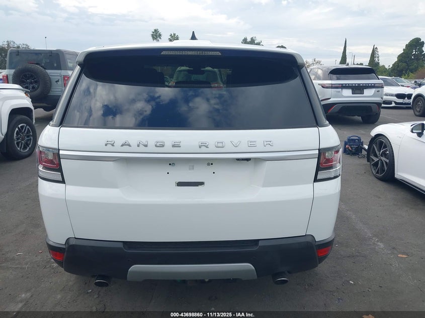 2017 Land Rover Range Rover Sport 3.0L V6 Supercharged Hse VIN: SALWR2FV7HA130564 Lot: 43698860