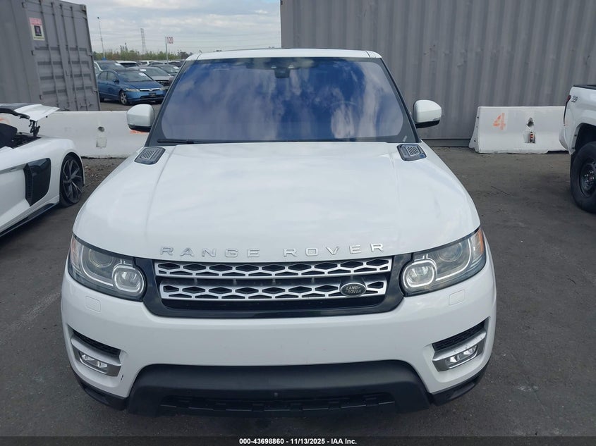 2017 Land Rover Range Rover Sport 3.0L V6 Supercharged Hse VIN: SALWR2FV7HA130564 Lot: 43698860