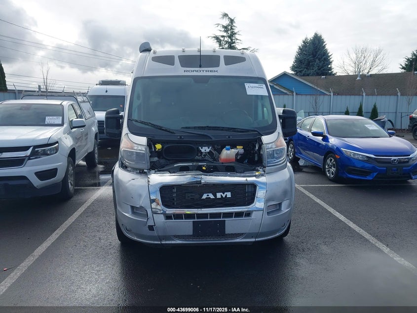 2020 Ram Promaster 3500 Cargo Van High Roof 159 Wb Ext VIN: 3C6URVJG2LE134267 Lot: 43699006