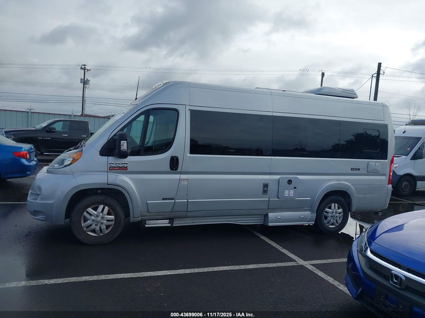 2020 Ram Promaster 3500 Cargo Van High Roof 159 Wb Ext VIN: 3C6URVJG2LE134267 Lot: 43699006