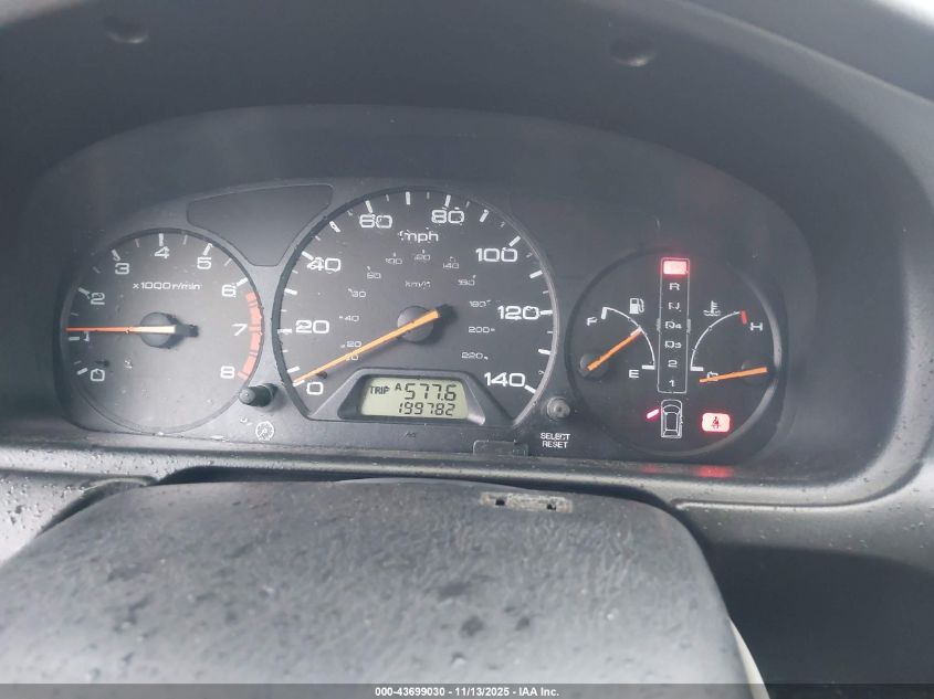 2000 Honda Odyssey Lx VIN: 2HKRL185XYH593336 Lot: 43699030