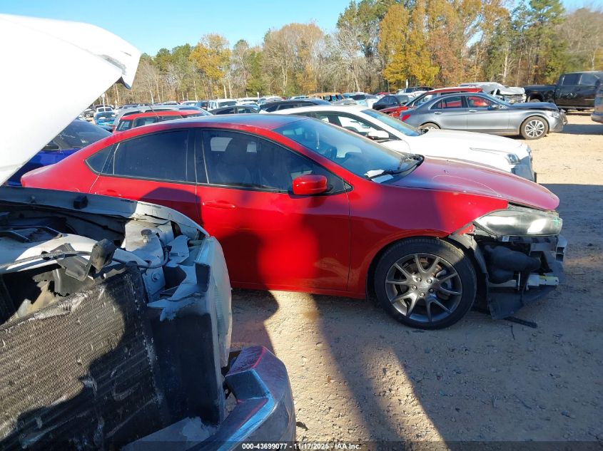 2014 Dodge Dart Sxt VIN: 1C3CDFBBXED906602 Lot: 43699077