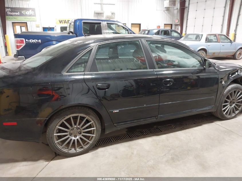 2007 Audi A4 2.0T VIN: WAUEF78E57A017861 Lot: 43699080