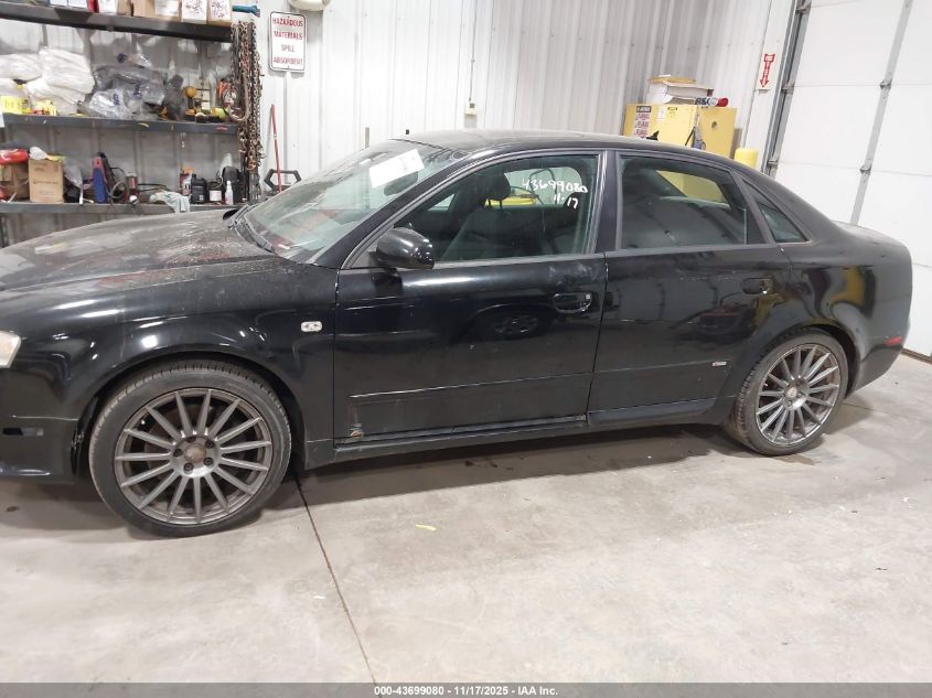 2007 Audi A4 2.0T VIN: WAUEF78E57A017861 Lot: 43699080