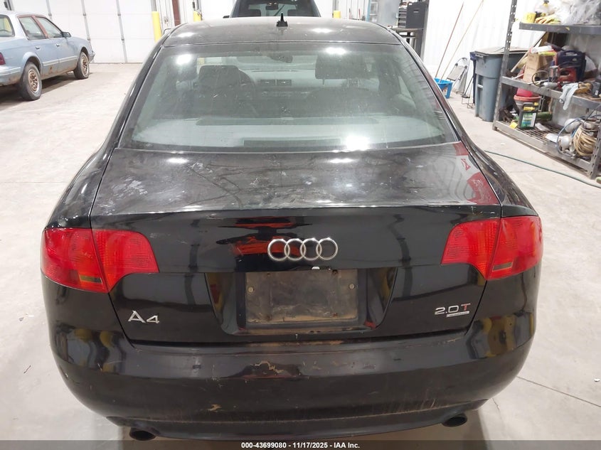 2007 Audi A4 2.0T VIN: WAUEF78E57A017861 Lot: 43699080