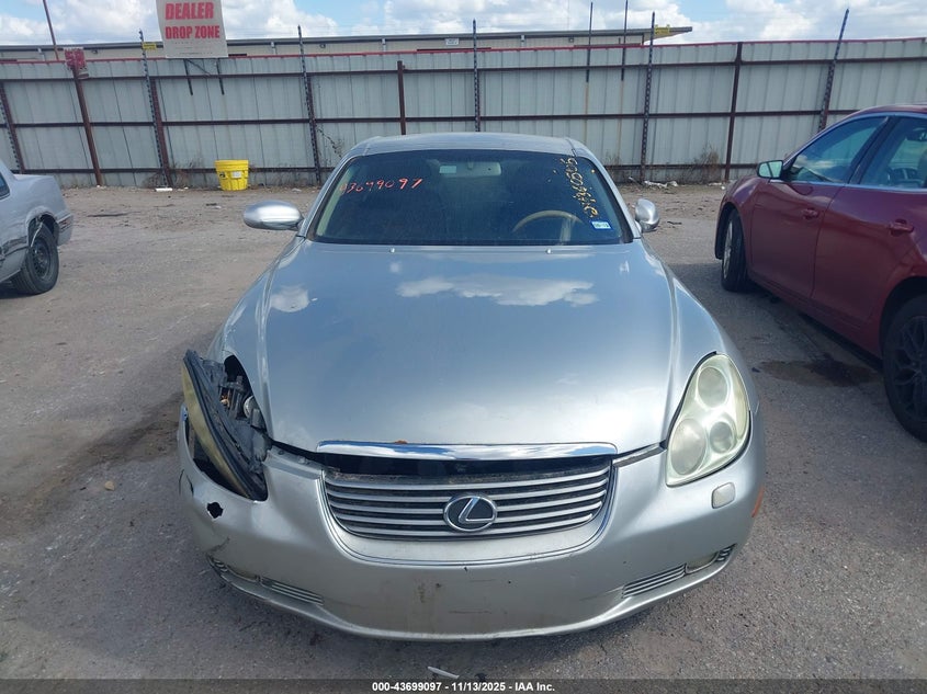 2002 Lexus Sc 430 VIN: JTHFN48Y920035392 Lot: 43699097