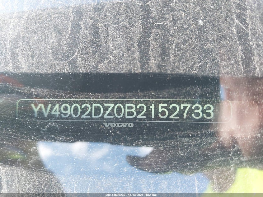 YV4902DZ0B2152733 2011 VOLVO XC60 photo no. 9