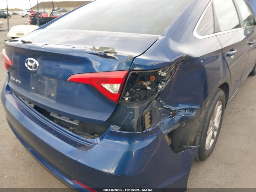 2016 Hyundai Sonata Se VIN: 5NPE24AF8GH326524 Lot: 43699265