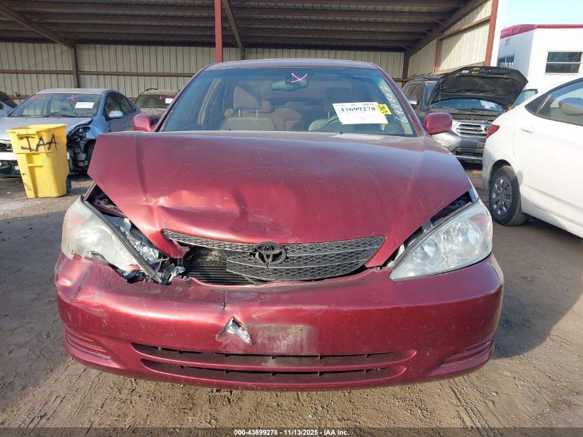 2003 Toyota Camry Le V6 VIN: 4T1BF32K83U038513 Lot: 43699278