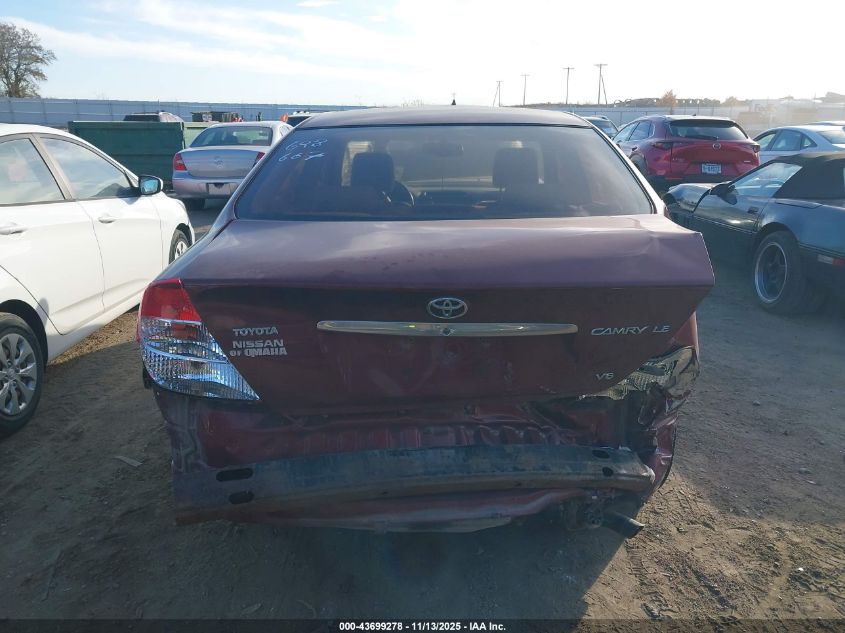 2003 Toyota Camry Le V6 VIN: 4T1BF32K83U038513 Lot: 43699278
