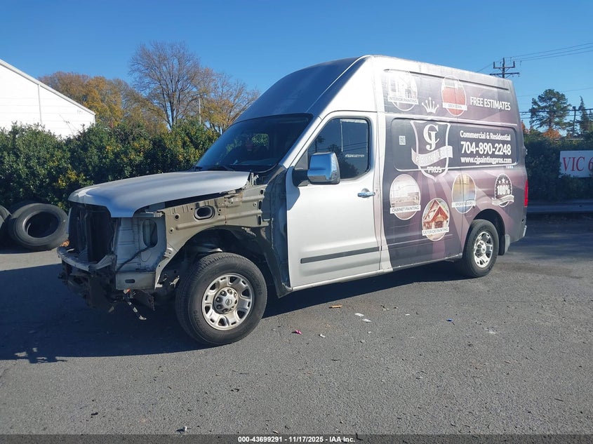 Vin: 1n6bf0ly7cn115238, lot: 44194612, nissan nv 2500 nv2500 hd sv v6 20122