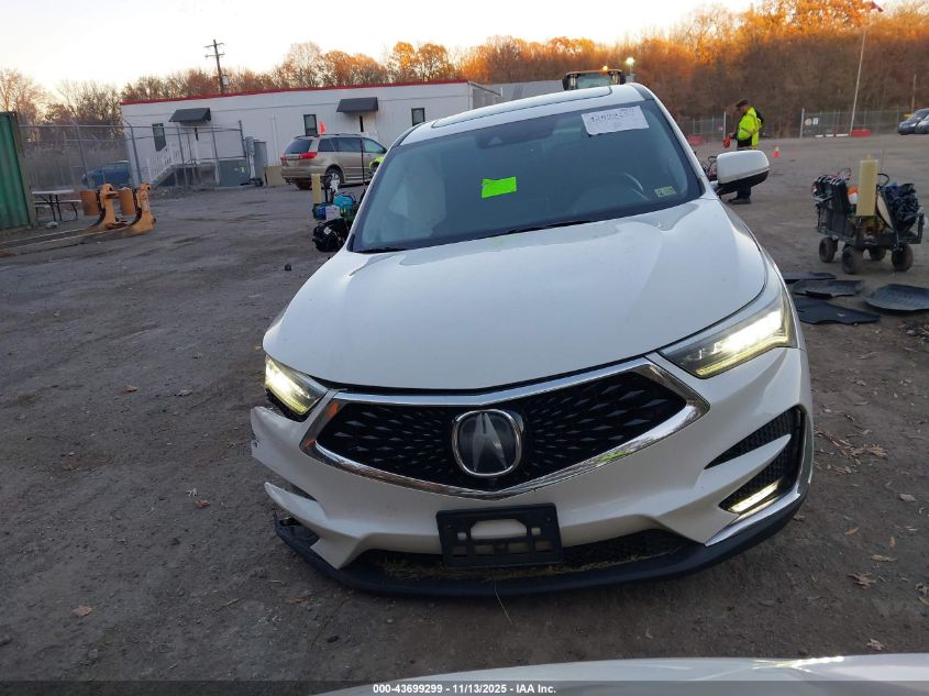 2019 Acura Rdx Advance Package VIN: 5J8TC2H72KL019816 Lot: 43699299