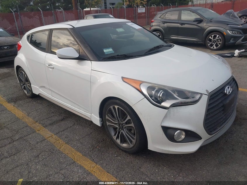 2016 HYUNDAI VELOSTER TURBO R-SPEC - KMHTC6AE5GU289375
