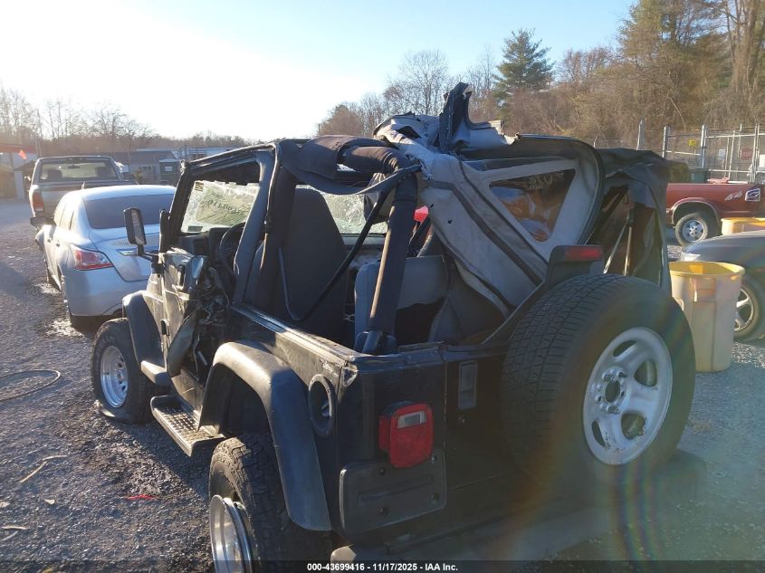 1998 Jeep Wrangler Sport VIN: 1J4FY19S4WP758141 Lot: 43699416