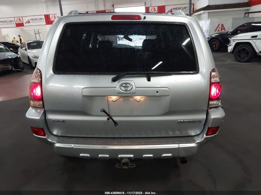 2005 Toyota 4Runner Sr5 Sport V6 VIN: JTEZU14R950045015 Lot: 43699418