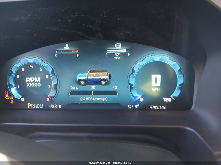 2025 Ford Bronco Big Bend VIN: 1FMDE7BH5SLB14216 Lot: 43699436