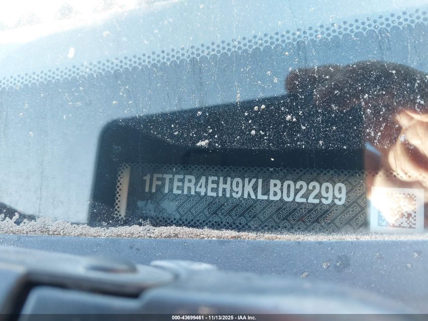 2019 Ford Ranger Xlt VIN: 1FTER4EH9KLB02299 Lot: 43699461