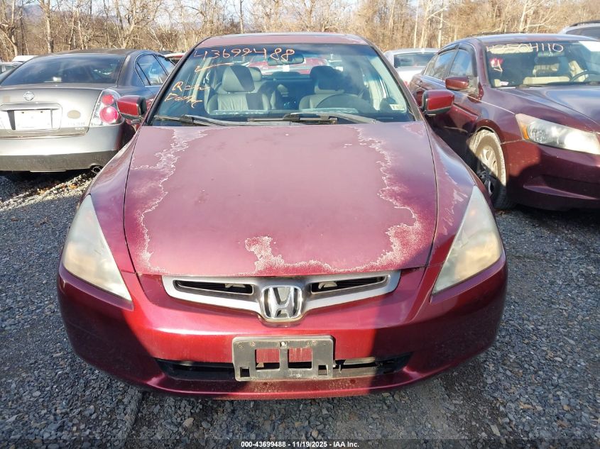 2005 Honda Accord 3.0 Ex VIN: 1HGCM66555A060477 Lot: 43699488