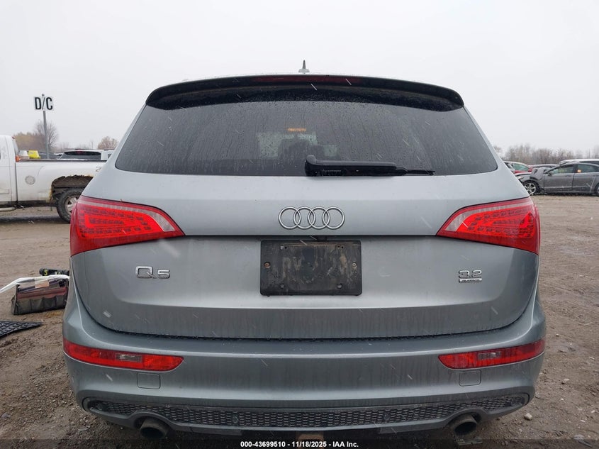 2011 Audi Q5 3.2 Premium Plus VIN: WA1WKAFP6BA078398 Lot: 43699510